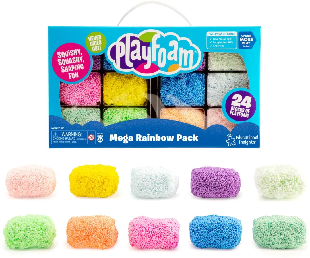 Learning Resources Playfoam Mega Rainbow Pack - Multicolor