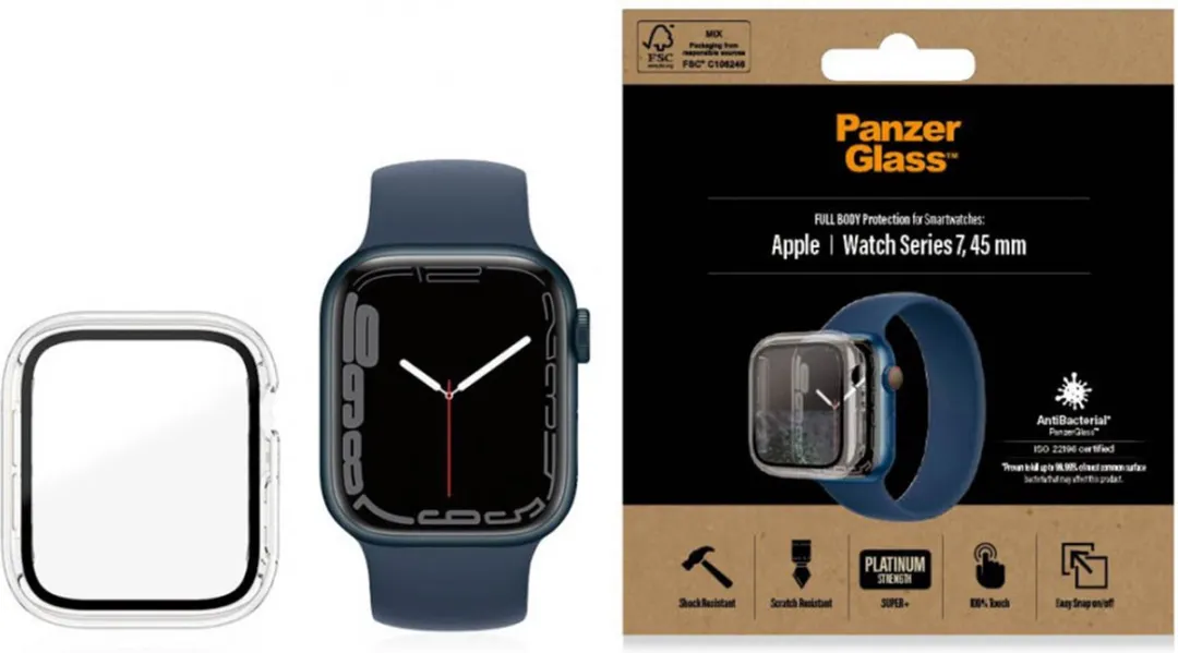 PanzerGlass PZ-3659 Apple Watch Full Body Protector 45mm - Transparant