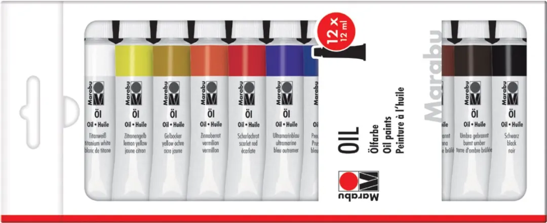 Marabu Olieverf Set 12x12ml