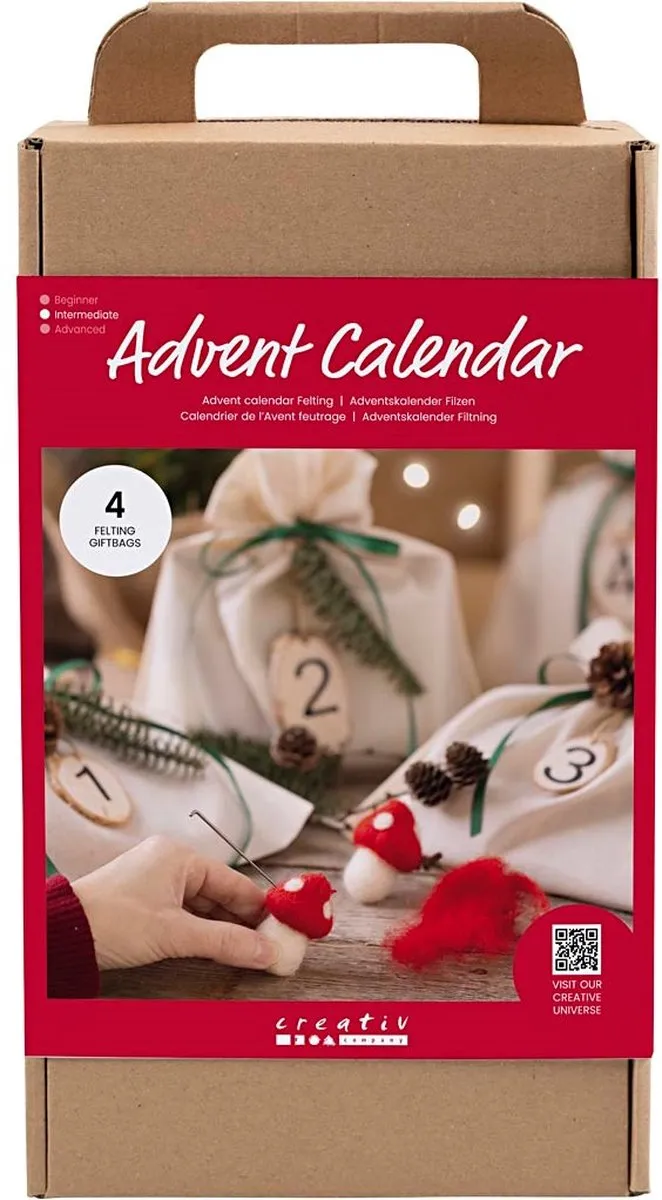 Creativ Company Adventskalender Vilten Multicolor