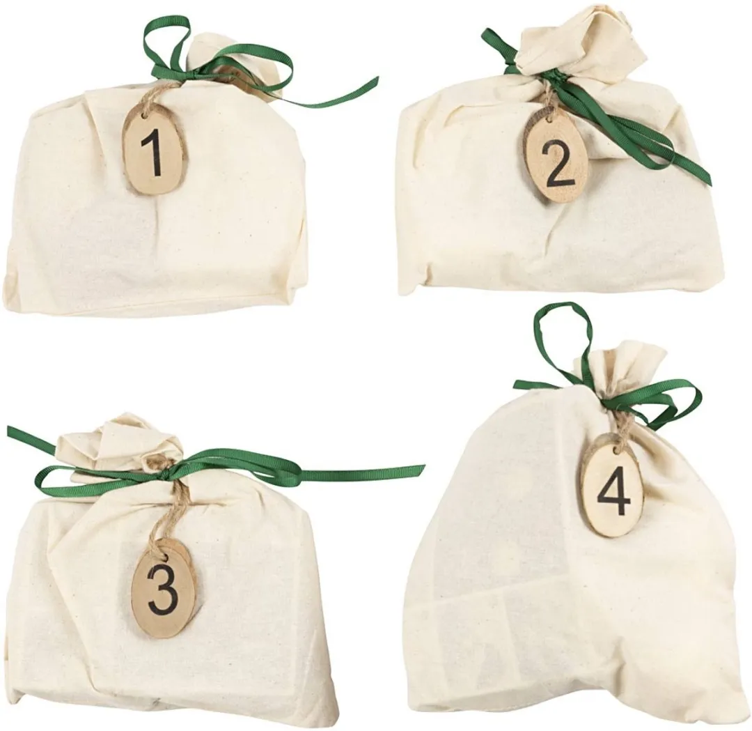 Creativ Company Adventskalender Vilten Multicolor - 4 Stuks