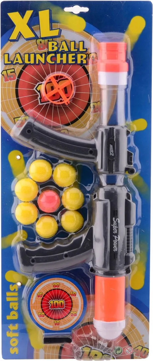 Johntoy Ball Launcher 26755 - Zwart