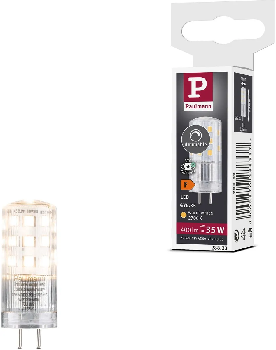 Paulmann LED Stiftfitting GY6,35 Set 1 Stuks