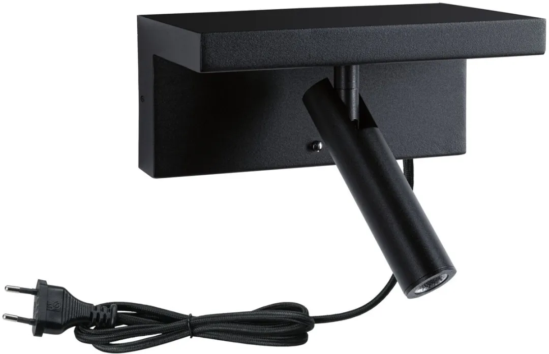Paulmann LED-wandlamp Jerik 3-Step-Dim 3000K - Zwart mat