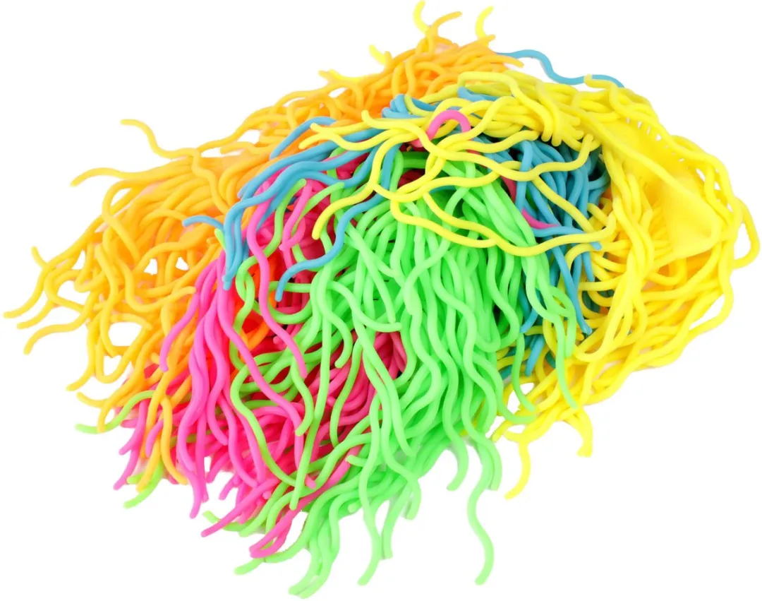 Toi-Toys Fun Noodles Curly Super Rekbaar Fidget