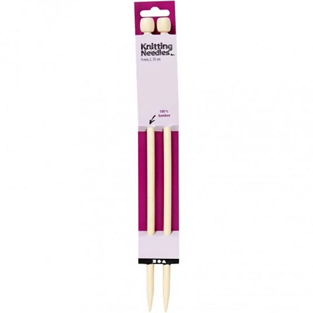 Creativ Company Breinaalden 9 - Blank - 1 Paar