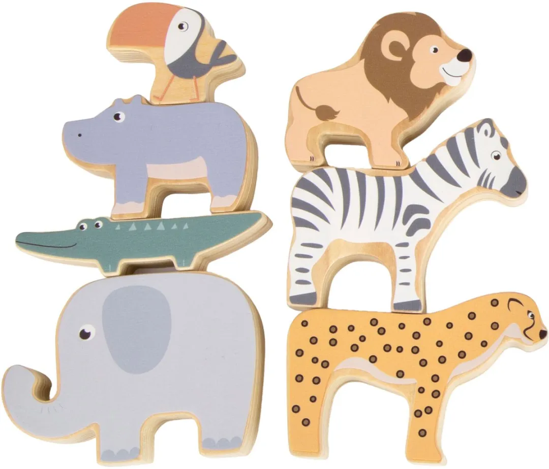 Small Foot Houten Safaridieren Balansspel 11704