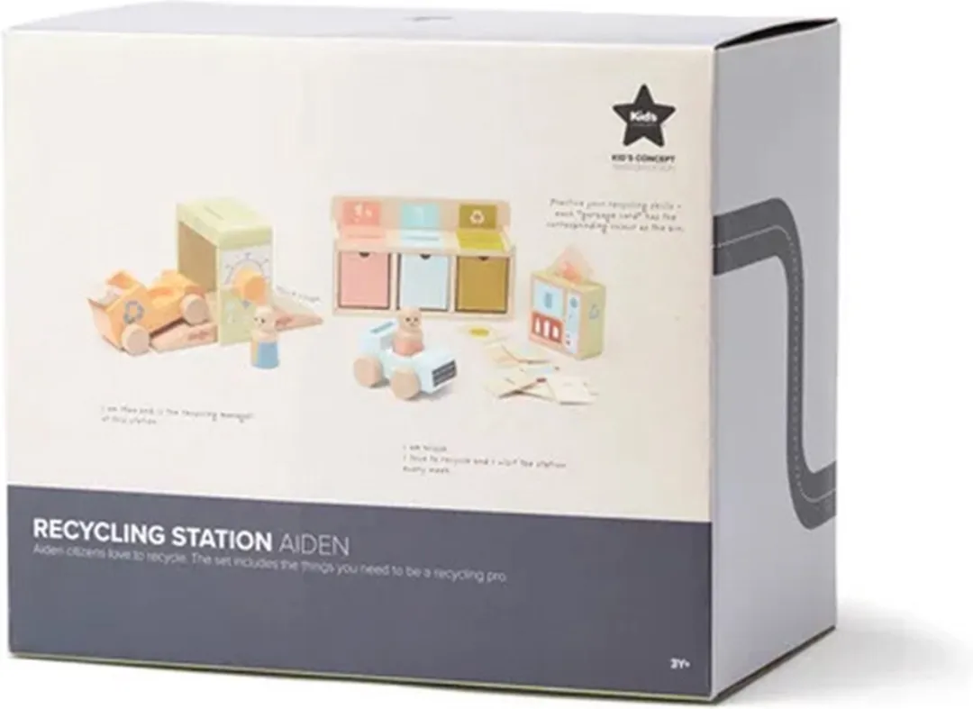 Kids Concept Recyclagepark AIDEN - 2 Minifiguren - afbeelding 6 van 6