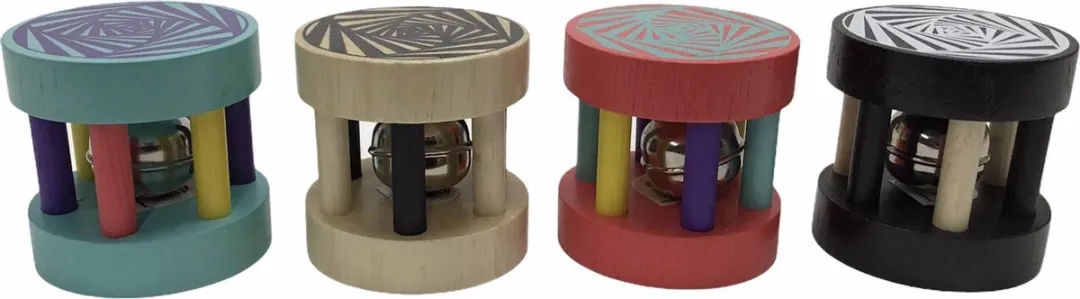 Eddy Toys Vrolijke Baby Rammelaars - 3 Stuks Multicolor