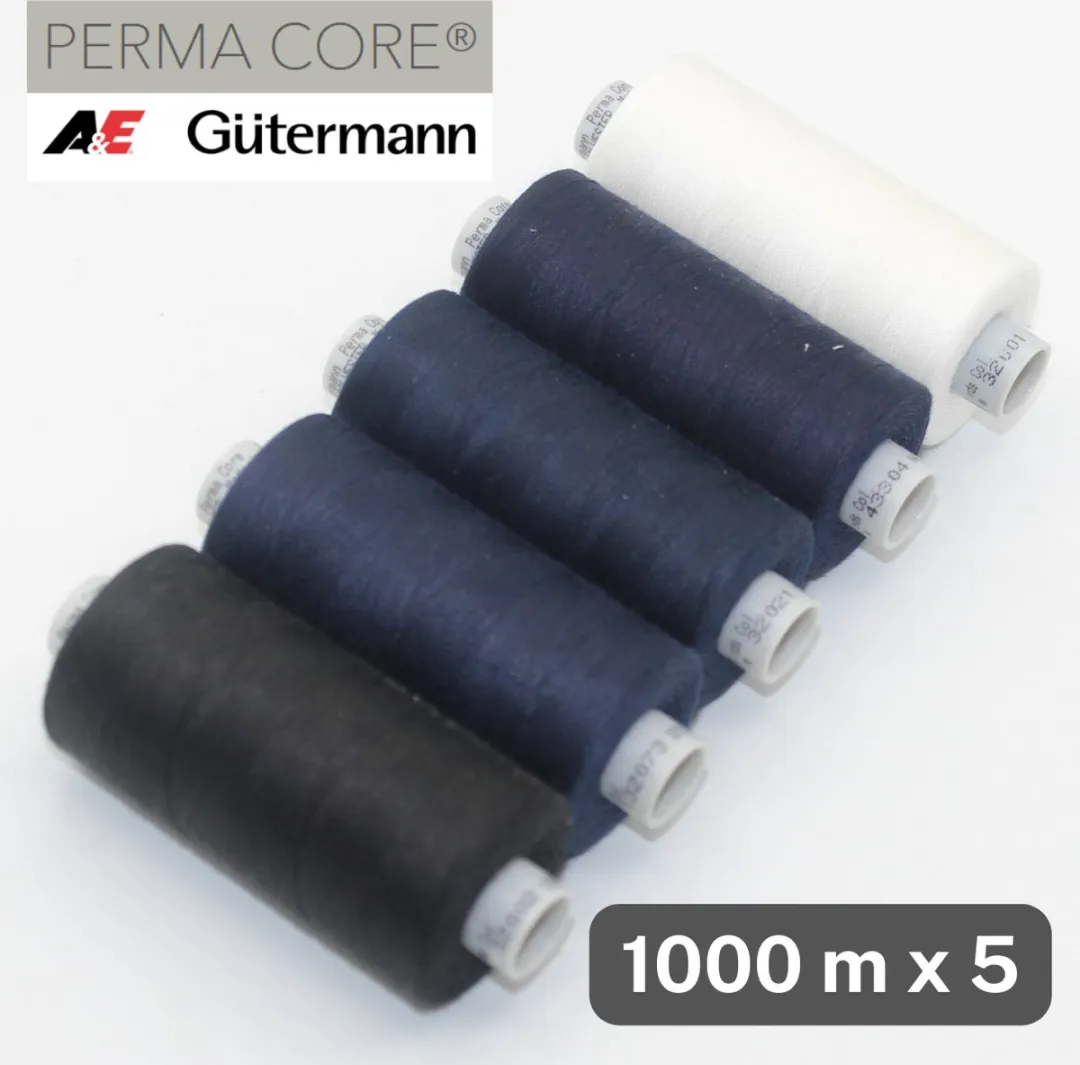 Gutermann Permacore Bobijntjes Polyester 5x1000m MIX 3