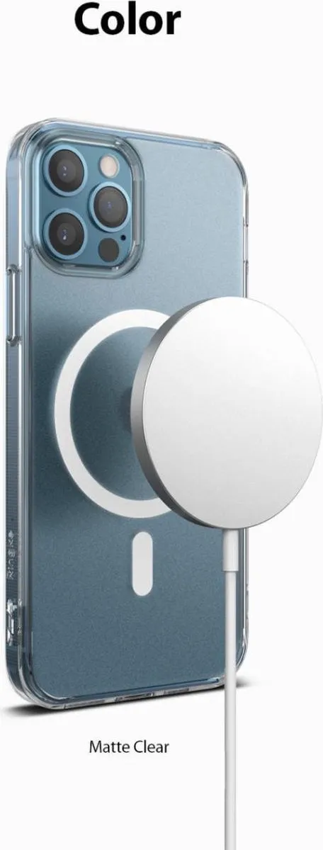 Ringke Fusion Magnetic Hoesje iPhone 12/12 Pro - Transparant