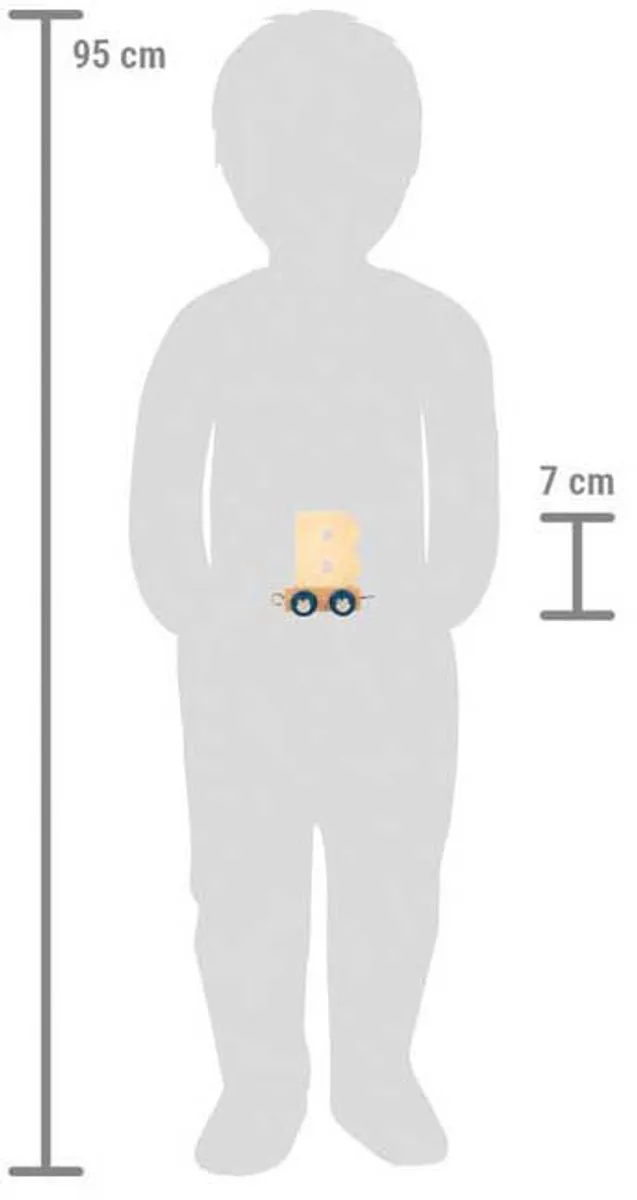 Small Foot Houten Lettertrein Polar B