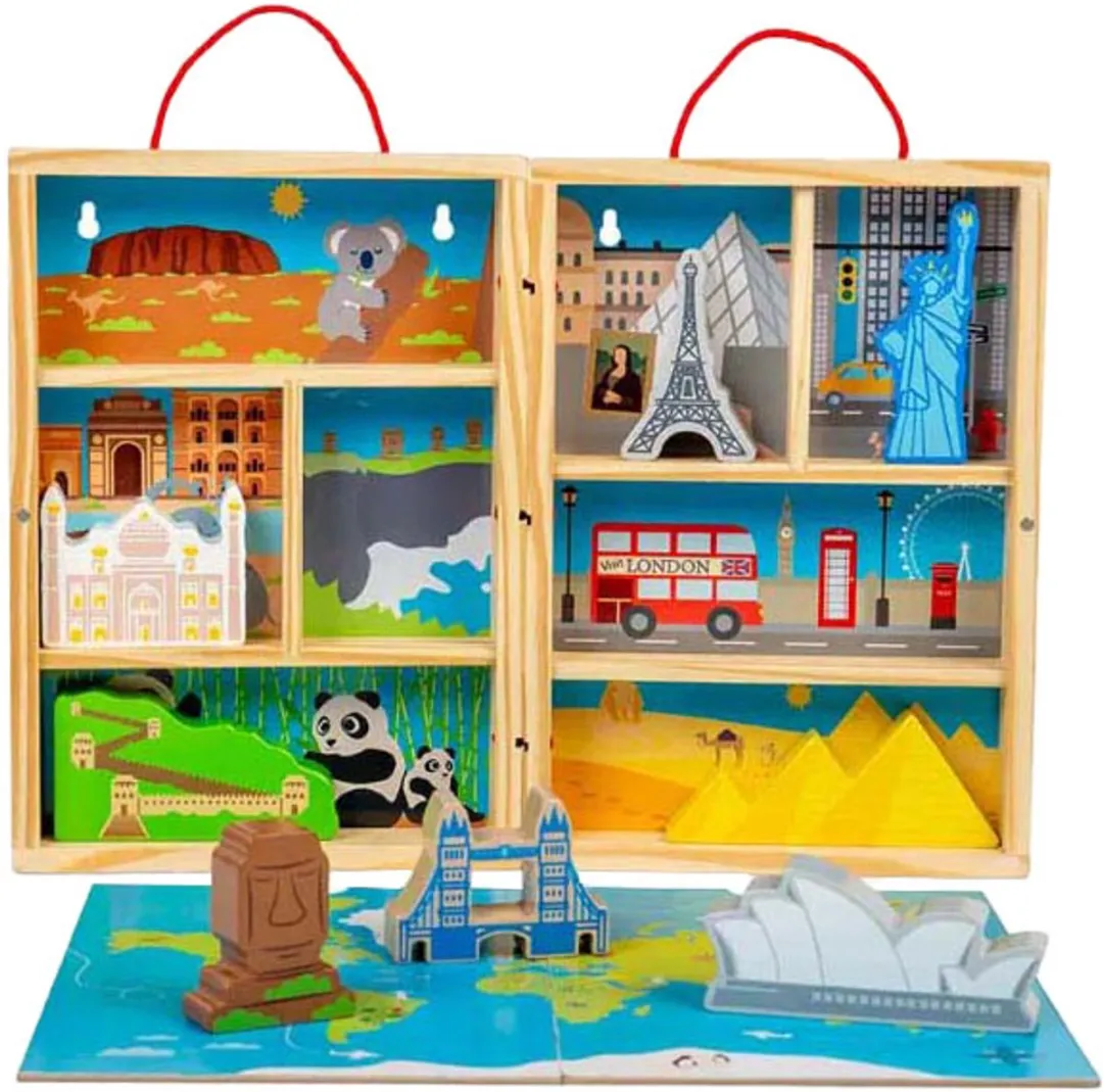 BIGJIGS Houten Reis Speelset