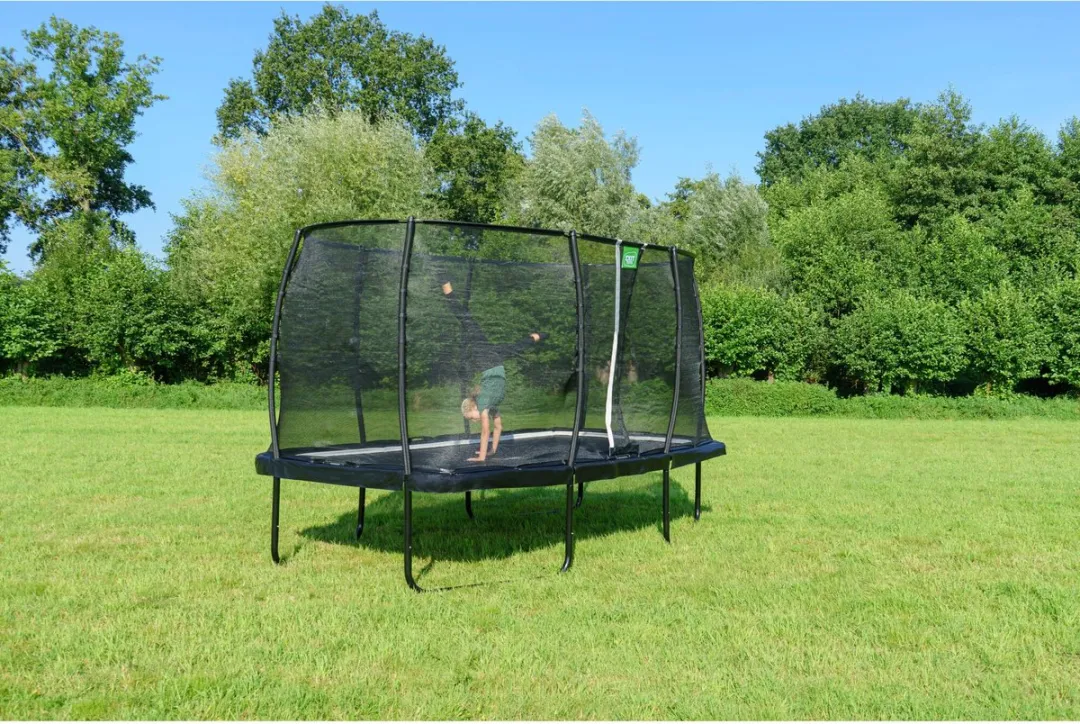 EXIT Allure Premium Trampoline 244x427cm - Zwart