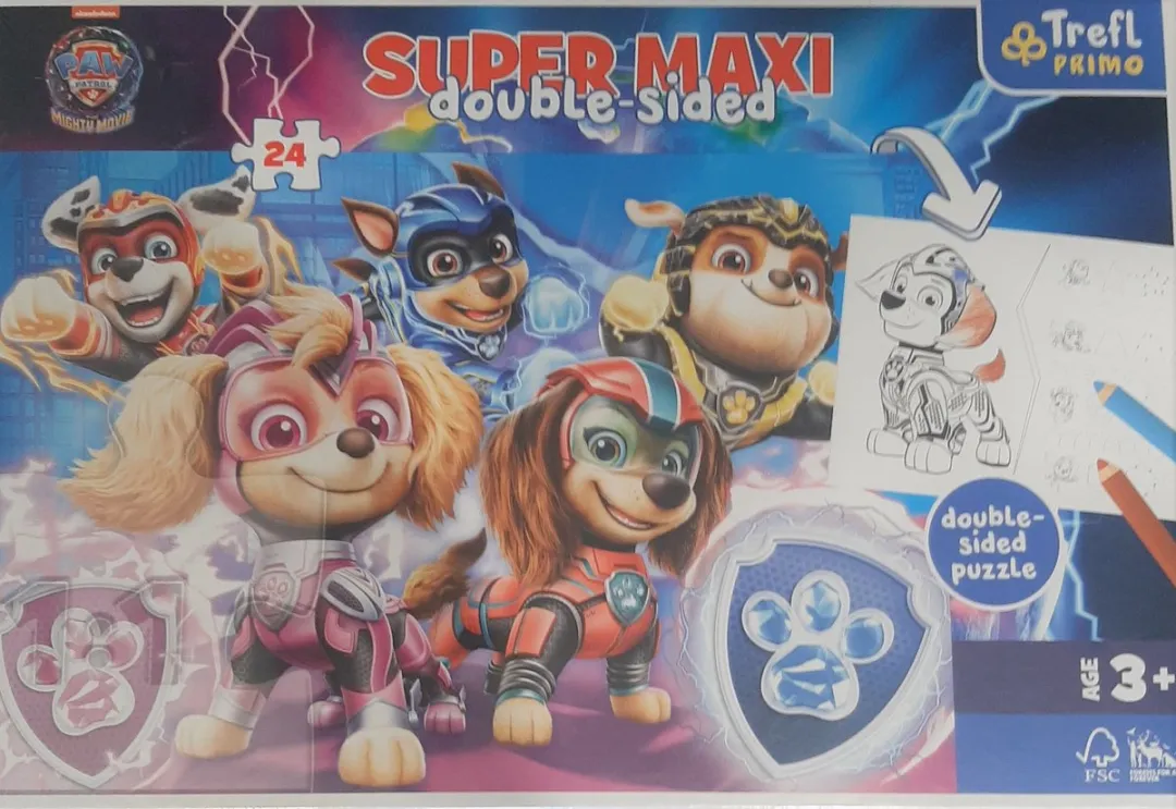 Trefl Puzzel Super Maxi Hondenteam in actie 24 Stuks