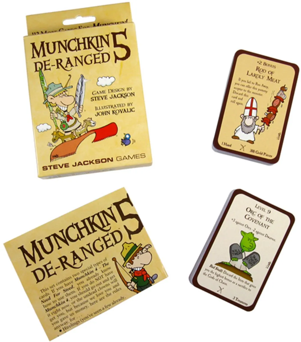 Steve Jackson Games Munchkin 5 De-Ranged Uitbreiding