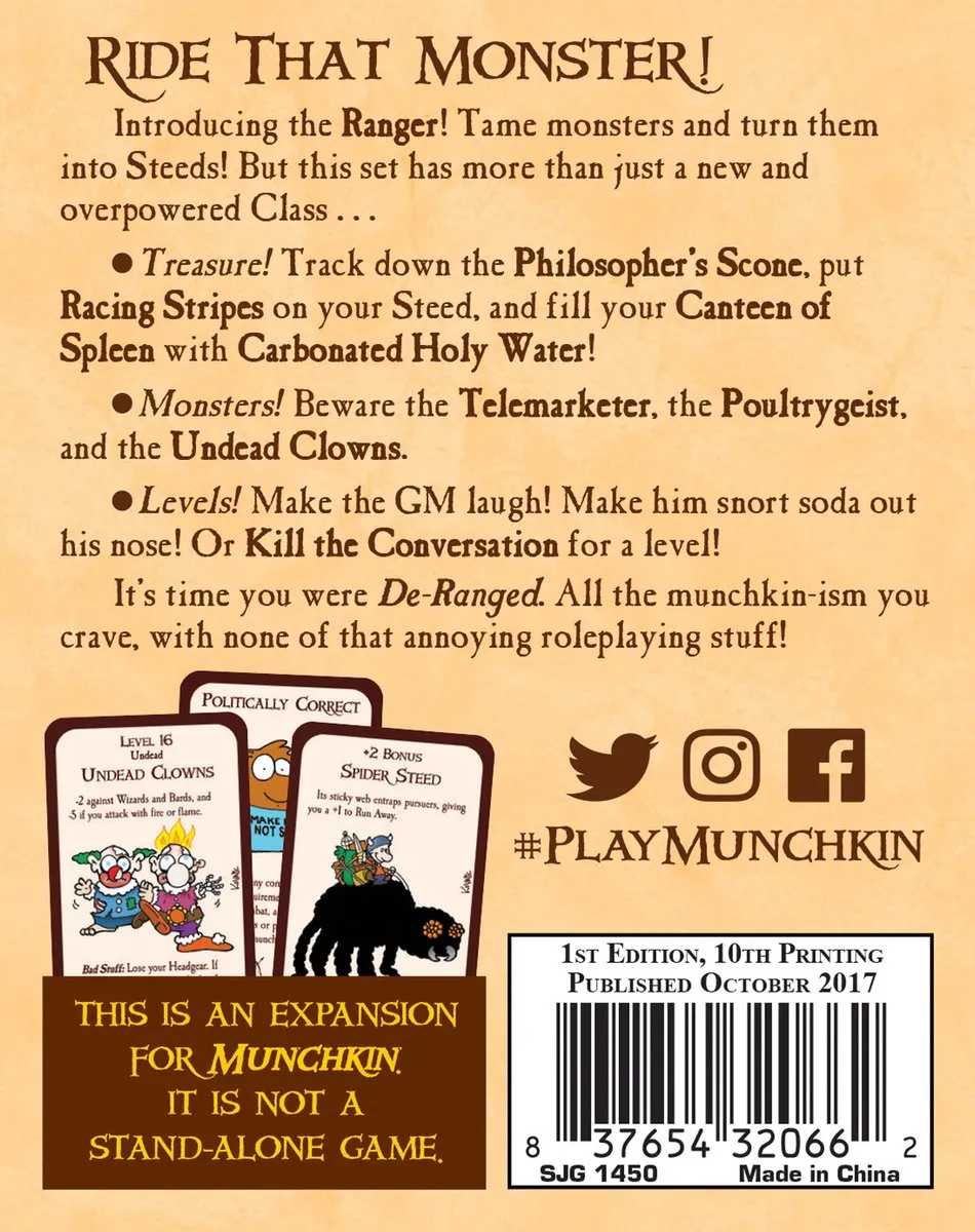 Steve Jackson Games Munchkin 5 De-Ranged Uitbreiding