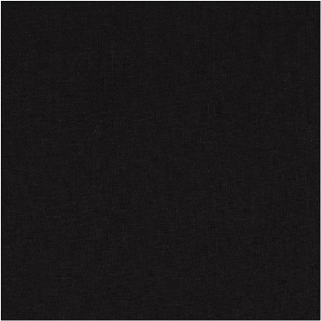 Creativ Company Unikleurige Stof 145cm Katoen - Zwart 10m