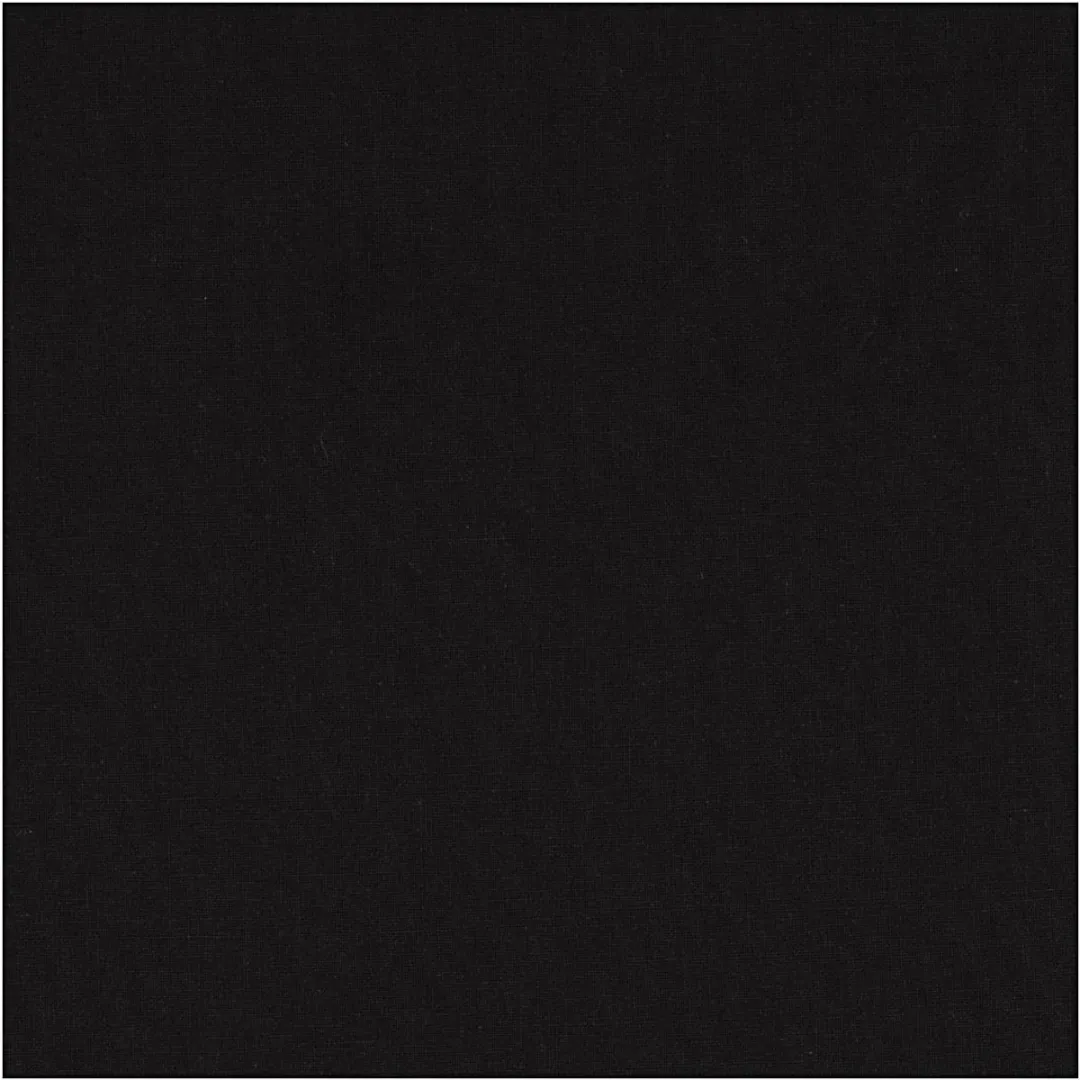 Creativ Company Unikleurige Stof 145cm Katoen - Zwart 10m