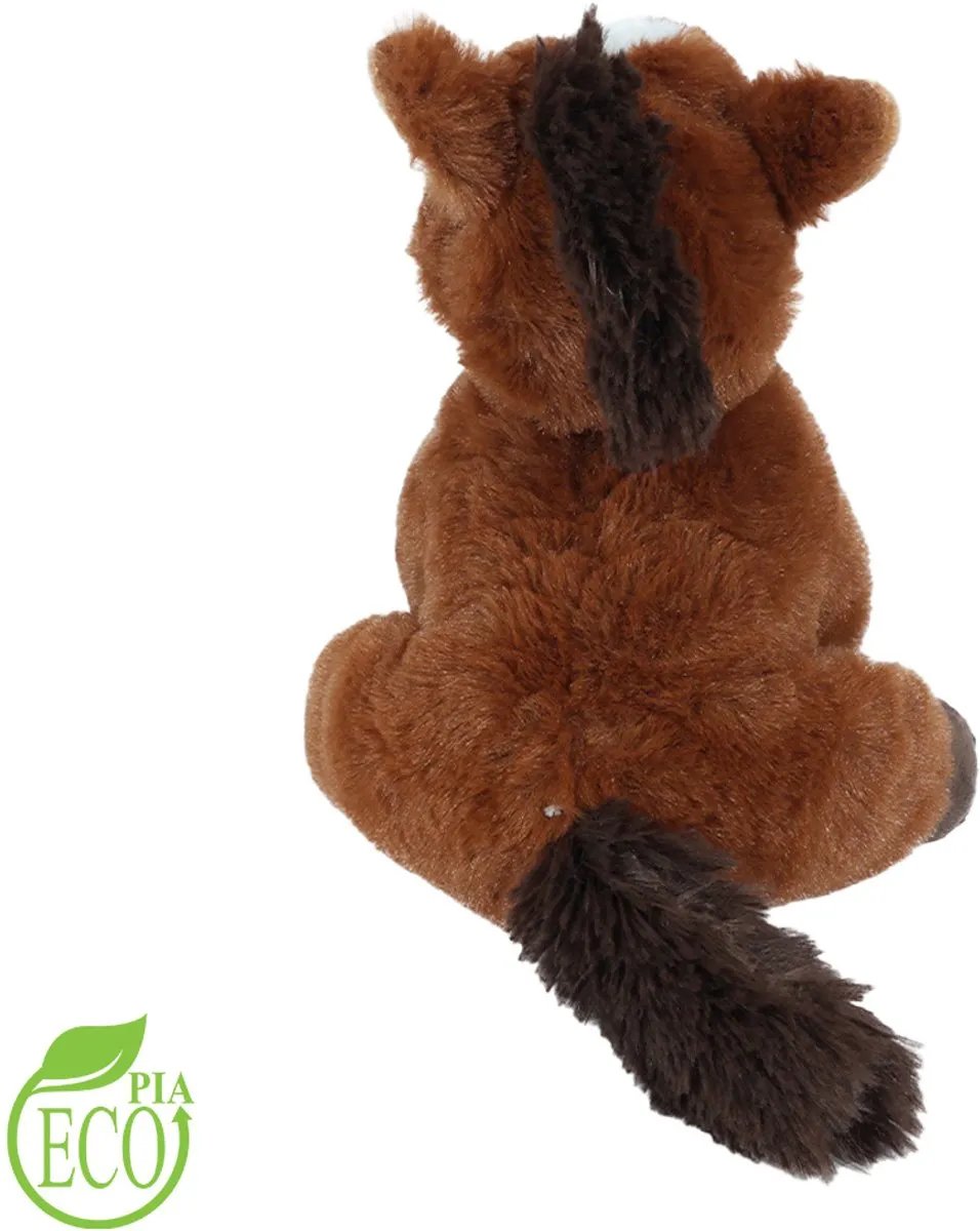 PIA Soft Toys Pluche Eco Knuffel Paard Zittend 20cm