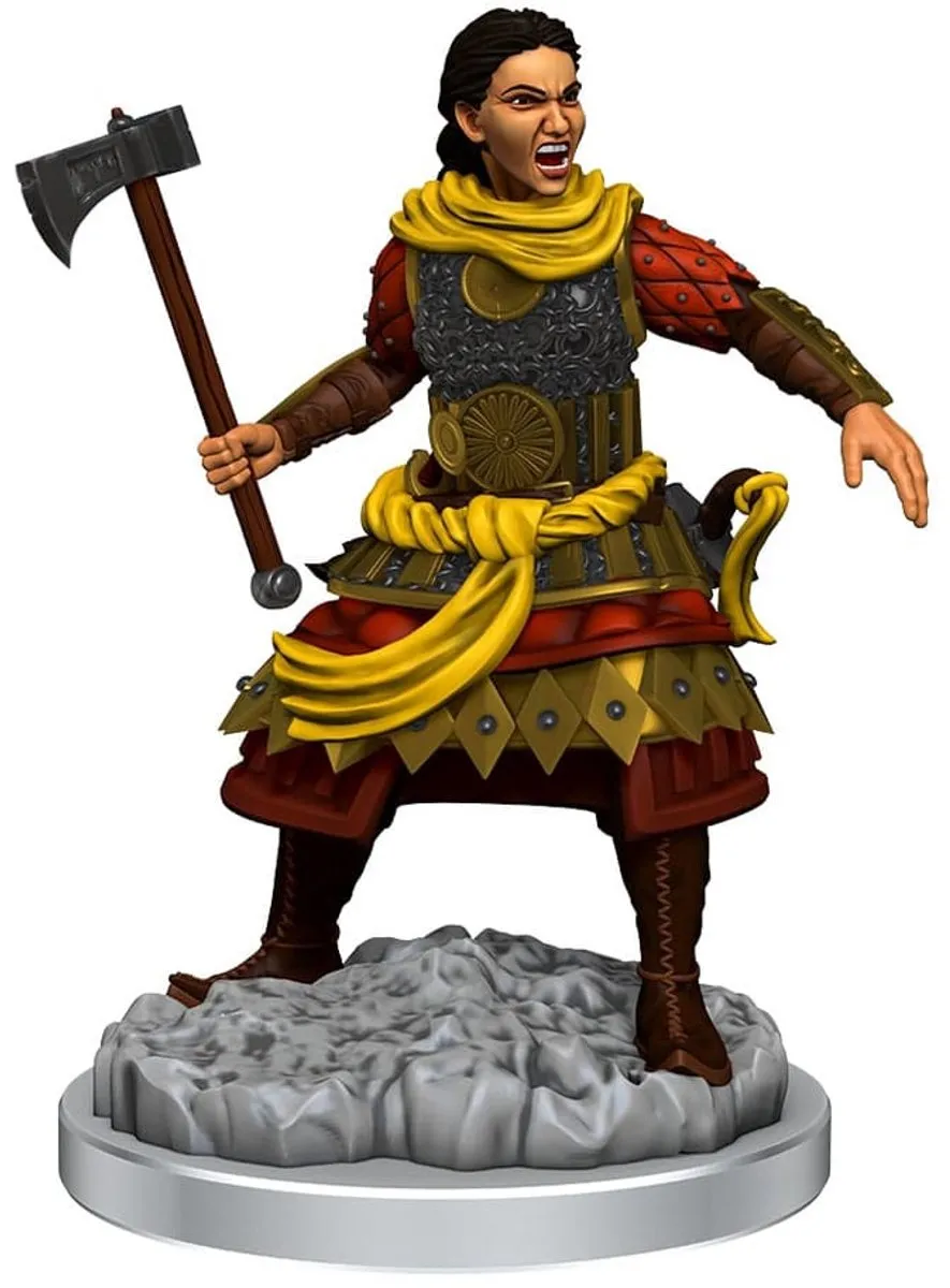 Wizkids D&D Nolzur's Marvelous Miniatures Human Fighters - 2 Stuks - Grijs
