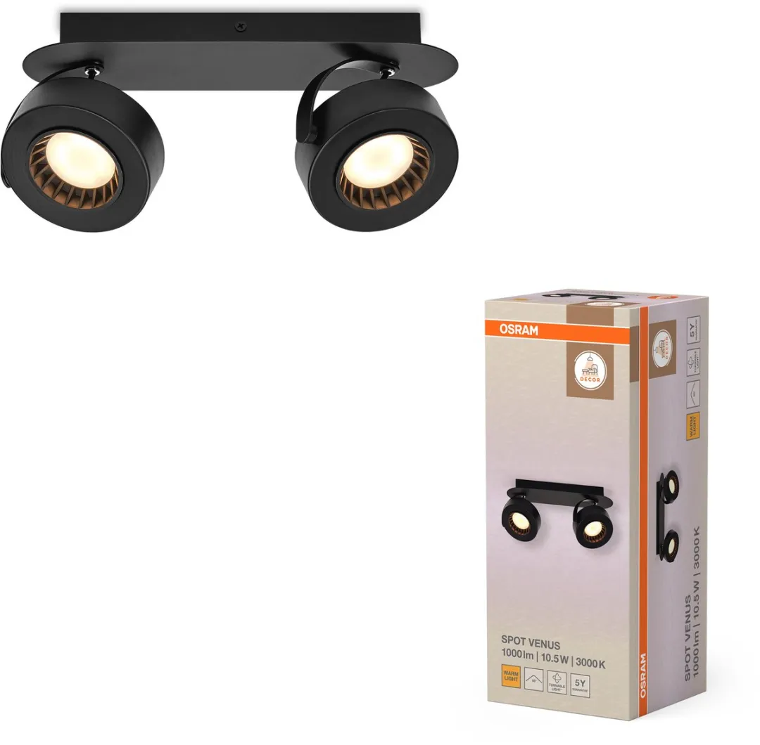 Osram Decor Spot Venus 10,5W - Zwart