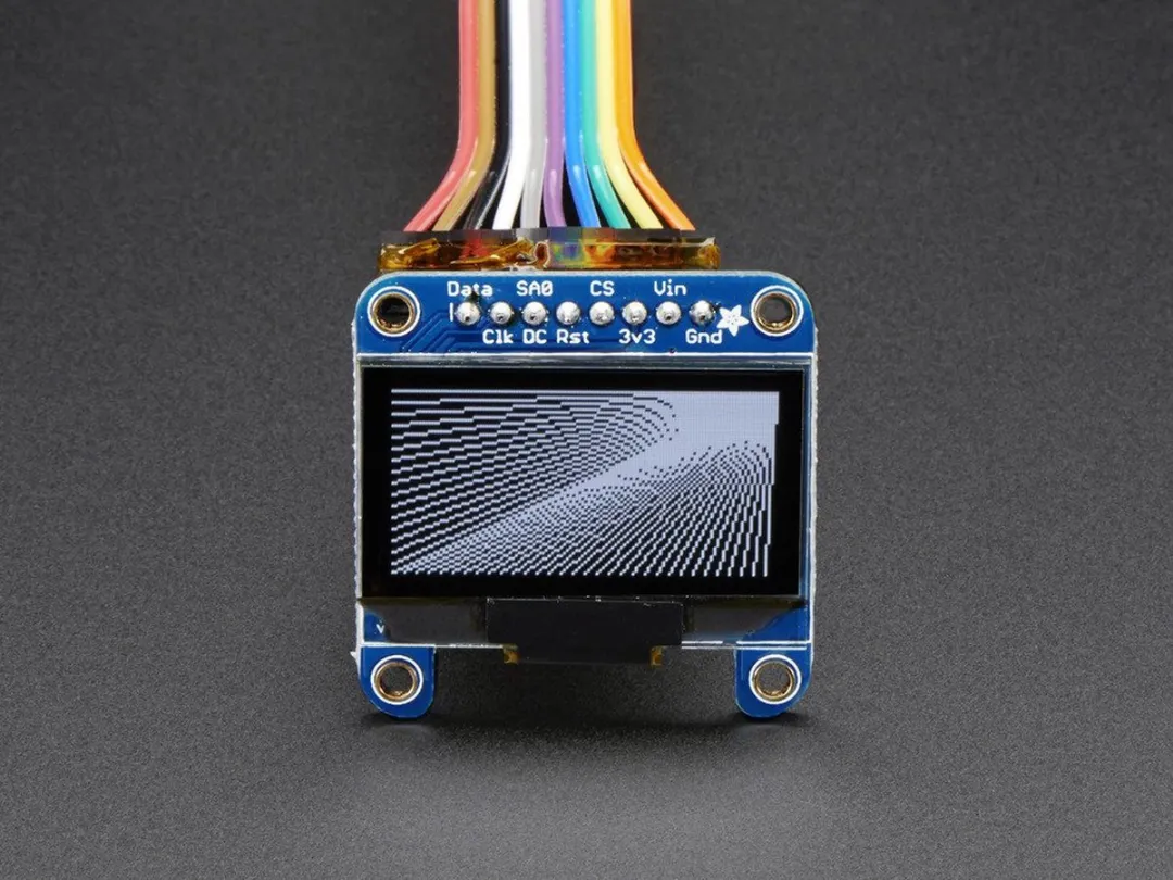 Adafruit 938 Monochrome 1.3 inch OLED Display - 128x64