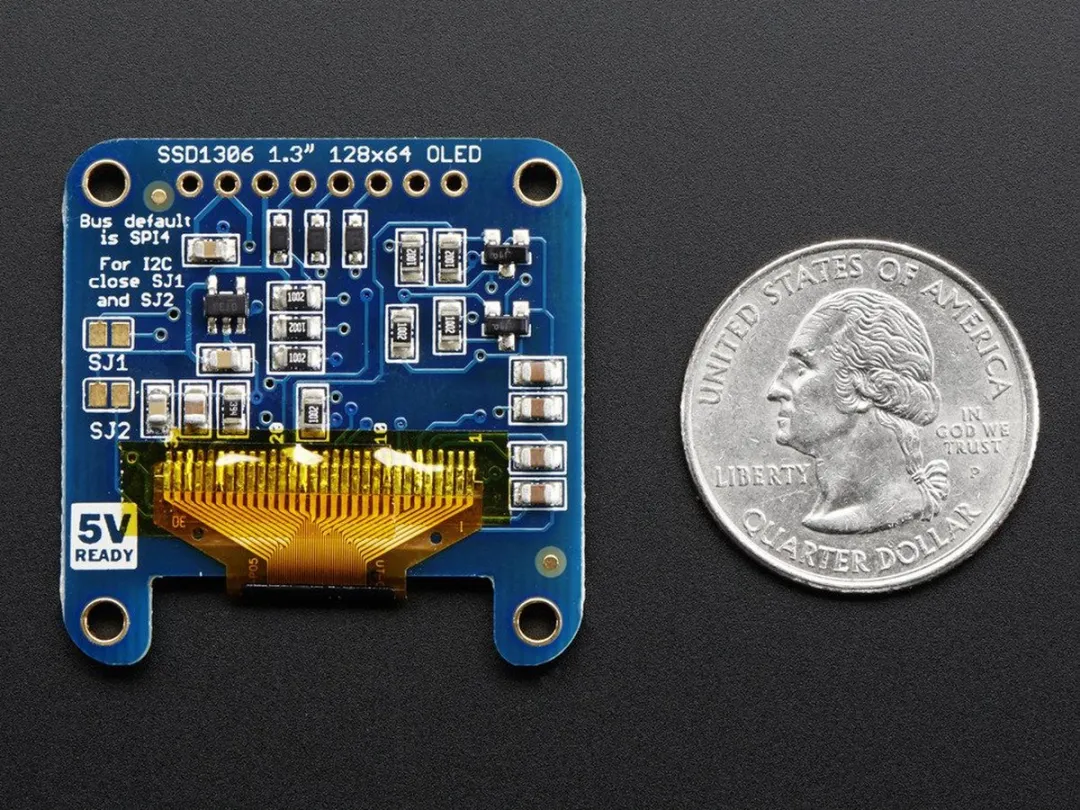 Adafruit 938 Monochrome 1.3 inch OLED Display