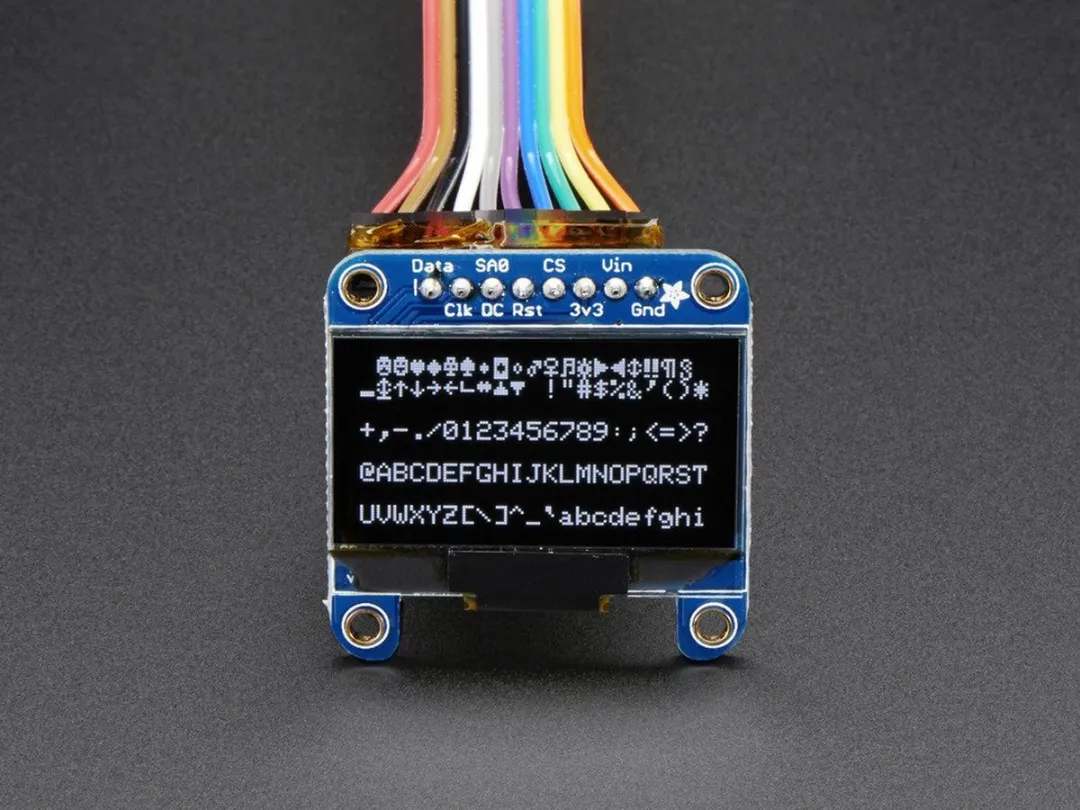 Adafruit 938 Monochrome 1.3 inch OLED Display - 128x64