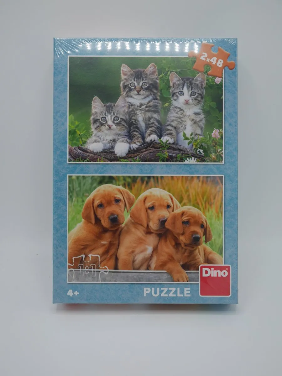 Dino Toys Puzzel Puppies & Kittens