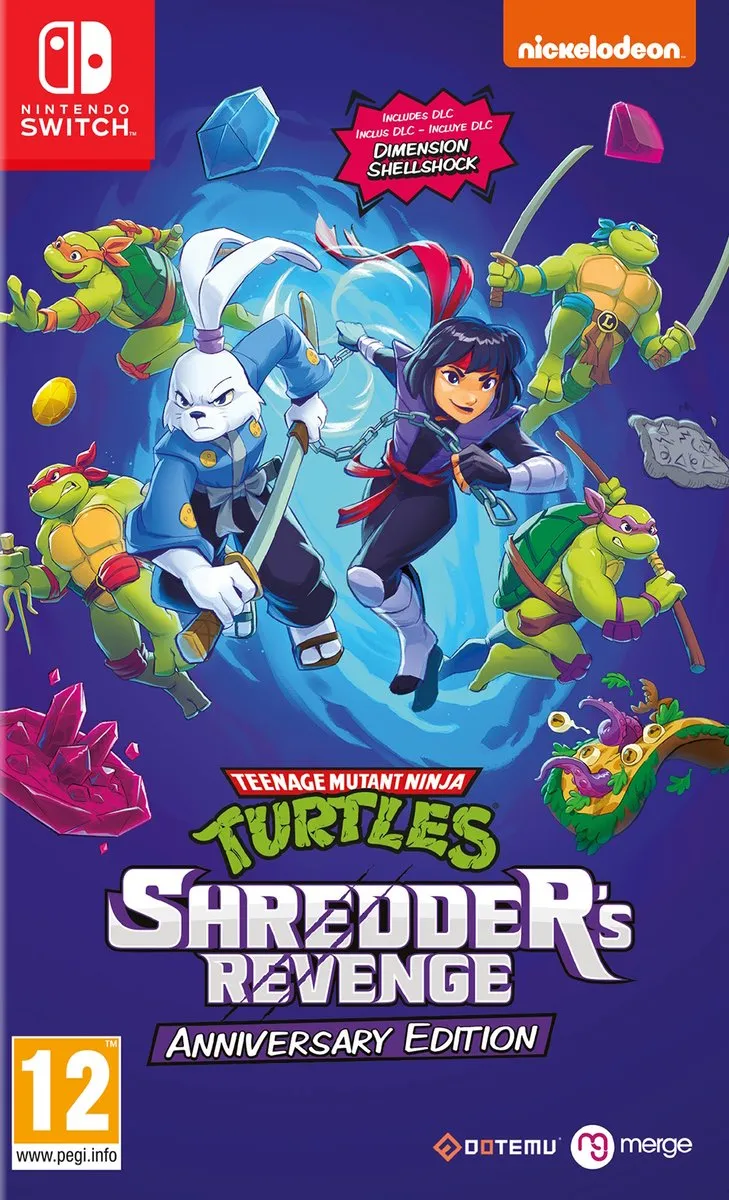 Mindscape Teenage Mutant Ninja Turtles Shredder's Revenge Anniversary Edition - Gamecartridge - afbeelding 6 van 6