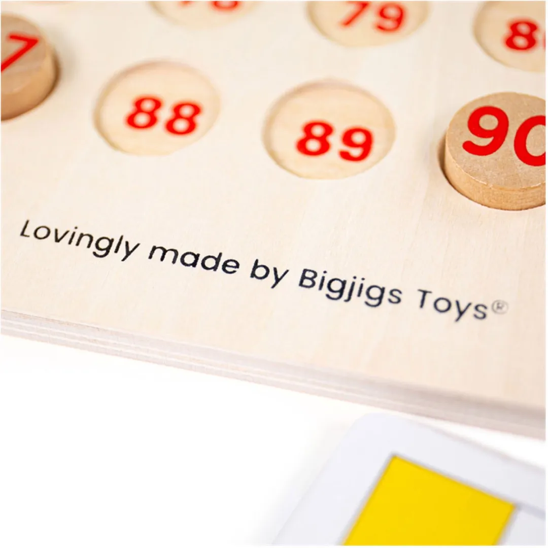 BIGJIGS Bingo Spel Houten - 2-6 Spelers