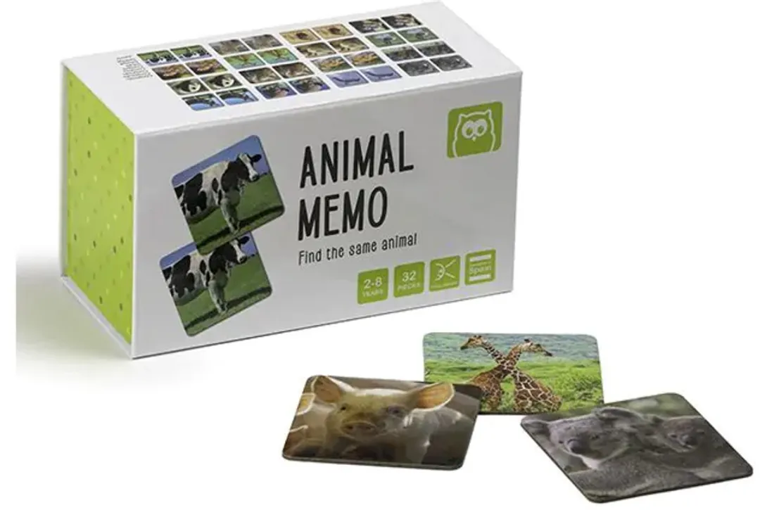 Eurekakids Animal Memo Dierenkaartspel