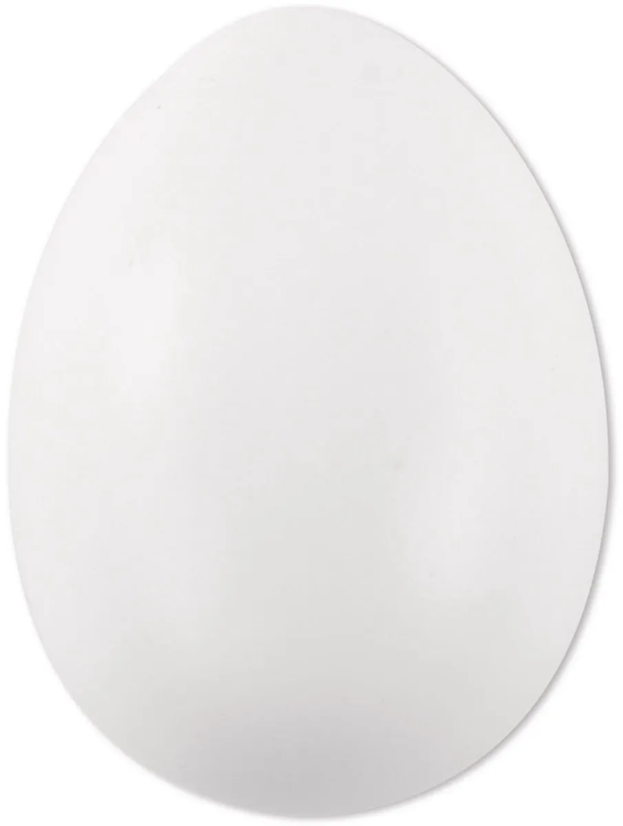 Rayher Plastic Eieren 150 Stuks - Wit - 4,5 cm