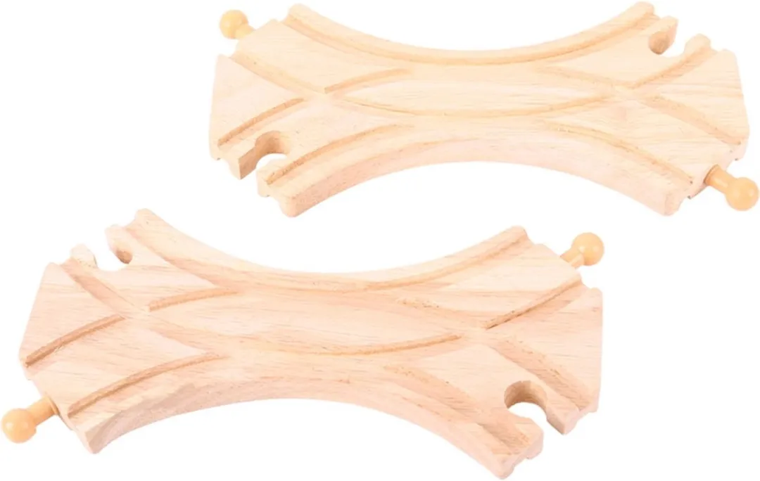 BIGJIGS Rails BJT174 Dubbelzijdige Splitsing