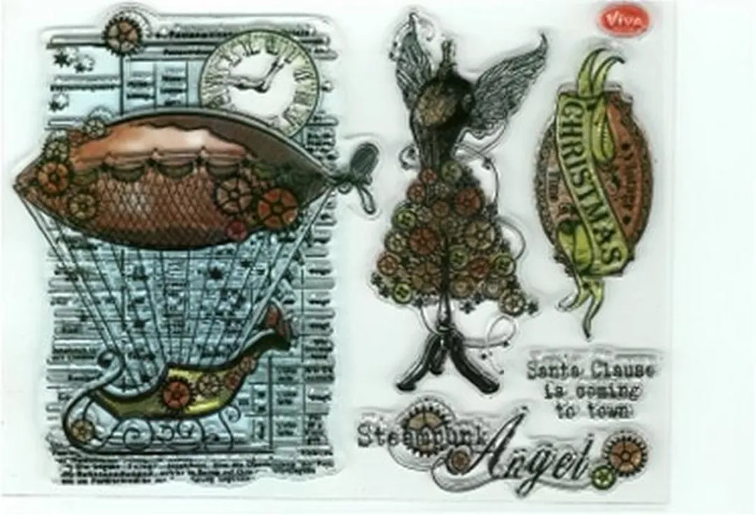 Viva Decor Silicone Stempel Steampunk Angel