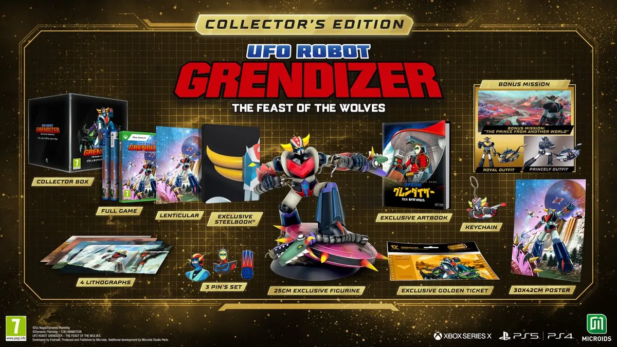 Mindscape UFO Robot Grendizer The Feast of the Wolves Collector's Edition - Switch
