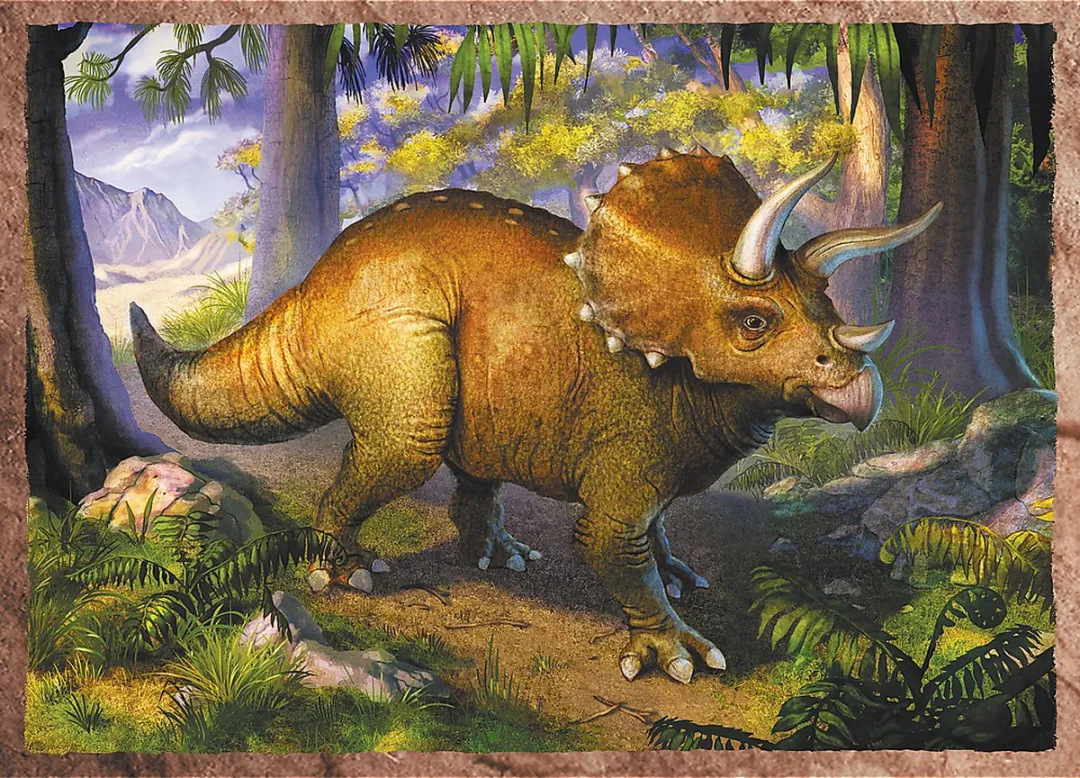 Trefl 4in1 Interesting Dinosaurs Puzzel - 41 Stuks - Multicolor