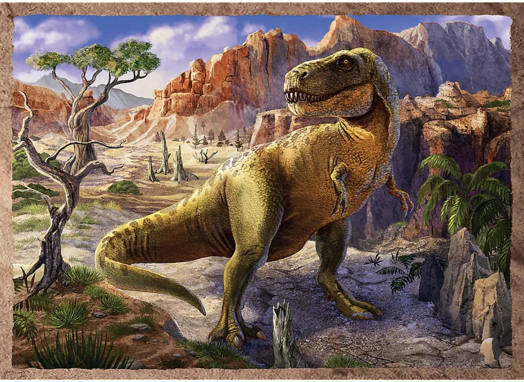 Trefl 4in1 Interesting Dinosaurs Puzzel - 41 Stuks - Multicolor