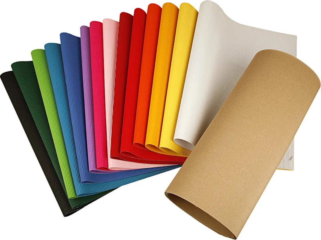 Creativ Company Creotime Ribbelkarton 50x70cm - 15 Stuks - Assorti
