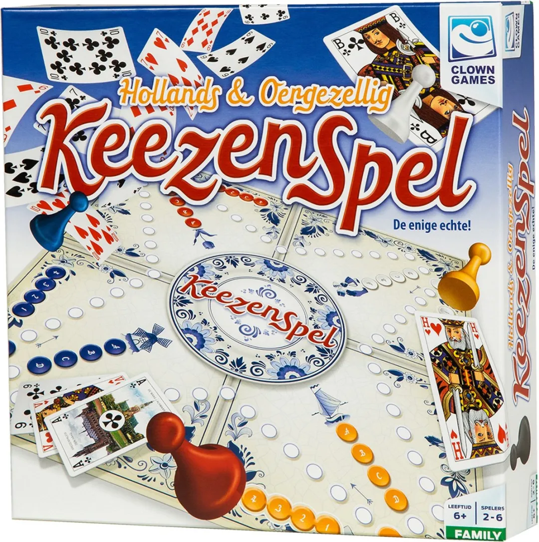 Clown Games Keezenspel 604178 - Bordspel - 2 tot 6 Spelers