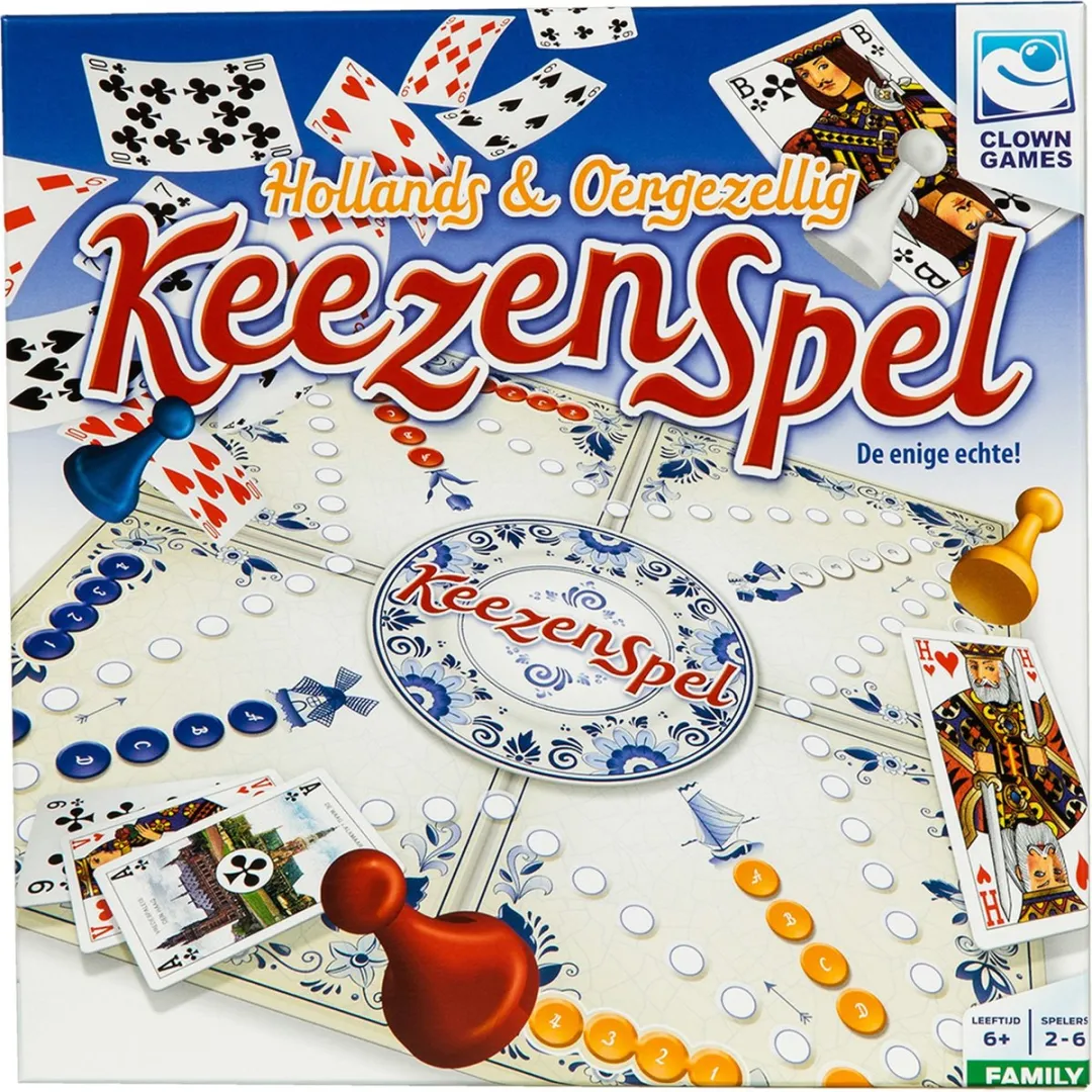 Clown Games Keezenspel 604178 - Bordspel - 2 tot 6 Spelers