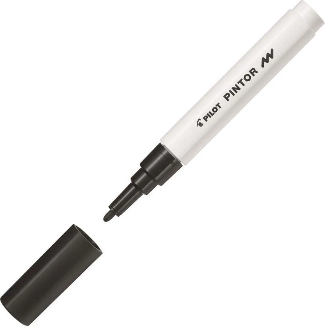 Pilot Pintor Zwart Verfstift 1,0mm