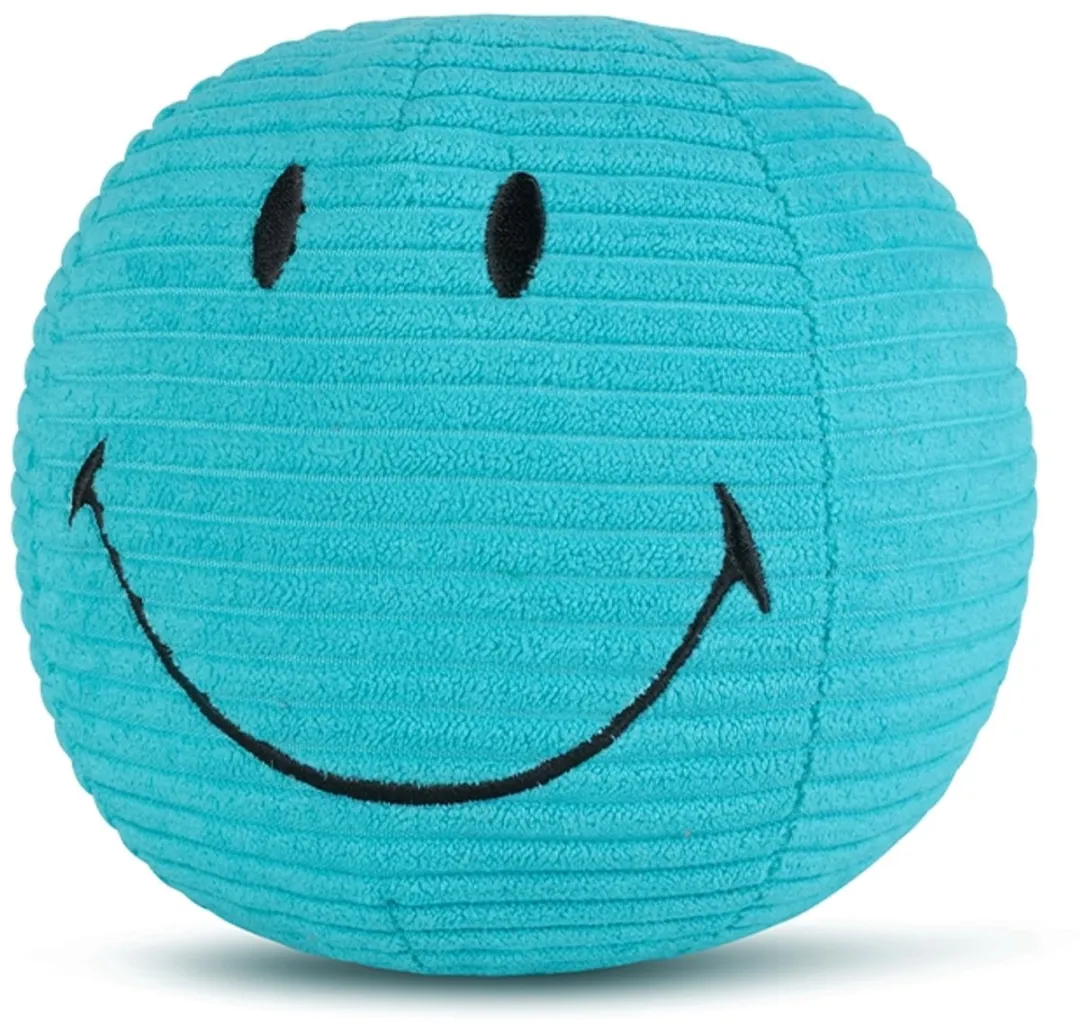 Bon Ton Toys Smiley Corduroy Knuffel - 13 cm - Teal