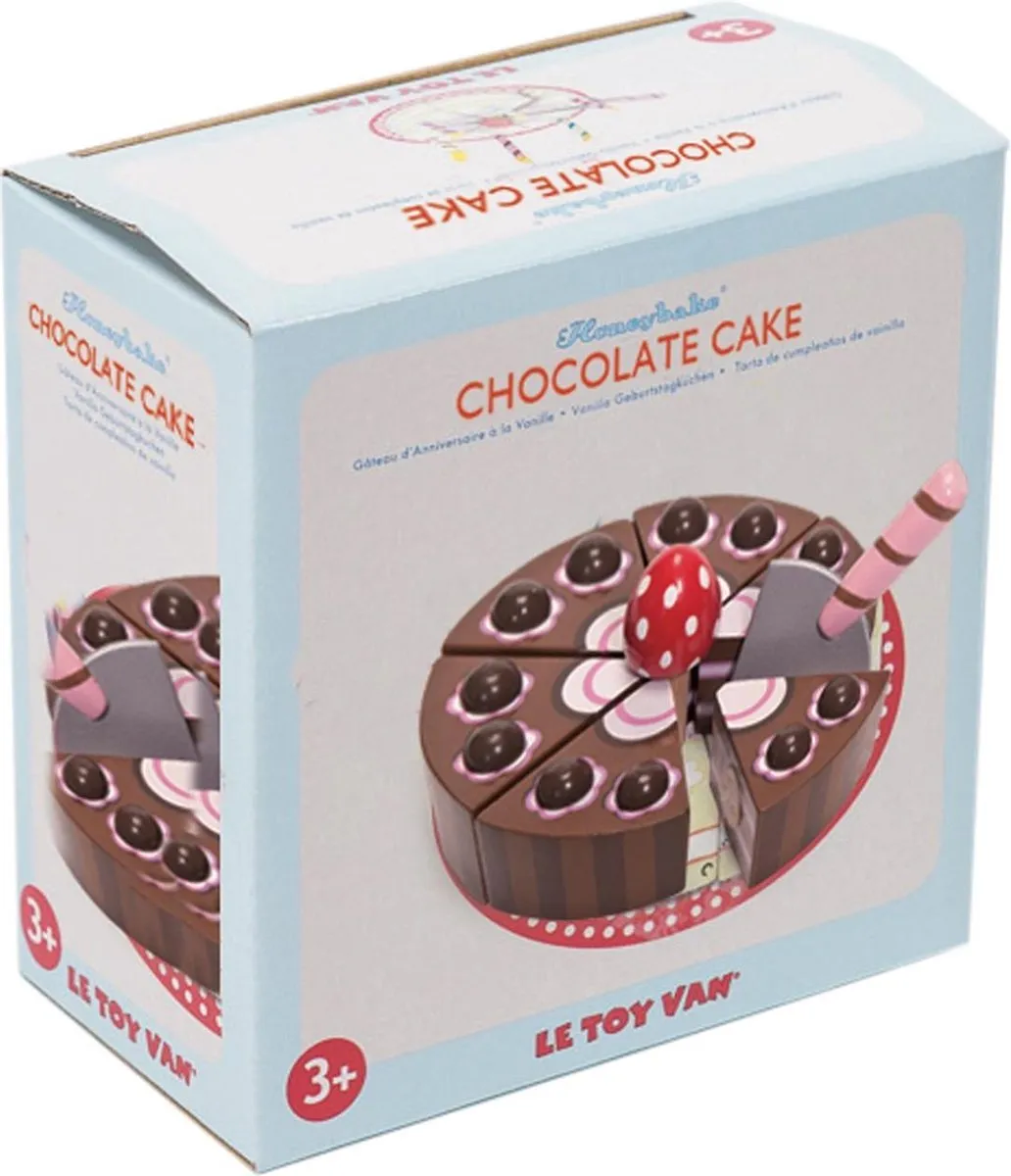 Le Toy Van Chocoladetaart - Bruin/Rozepink