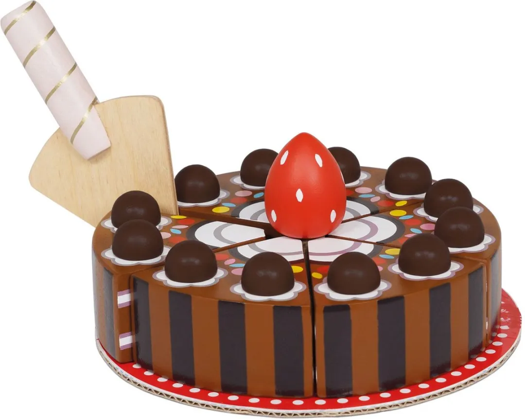 Le Toy Van Chocoladetaart - Bruin/Rozepink