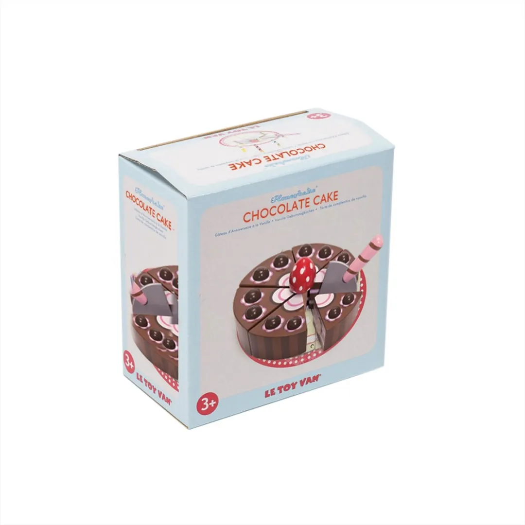 Le Toy Van Chocoladetaart - Bruin/Rozepink
