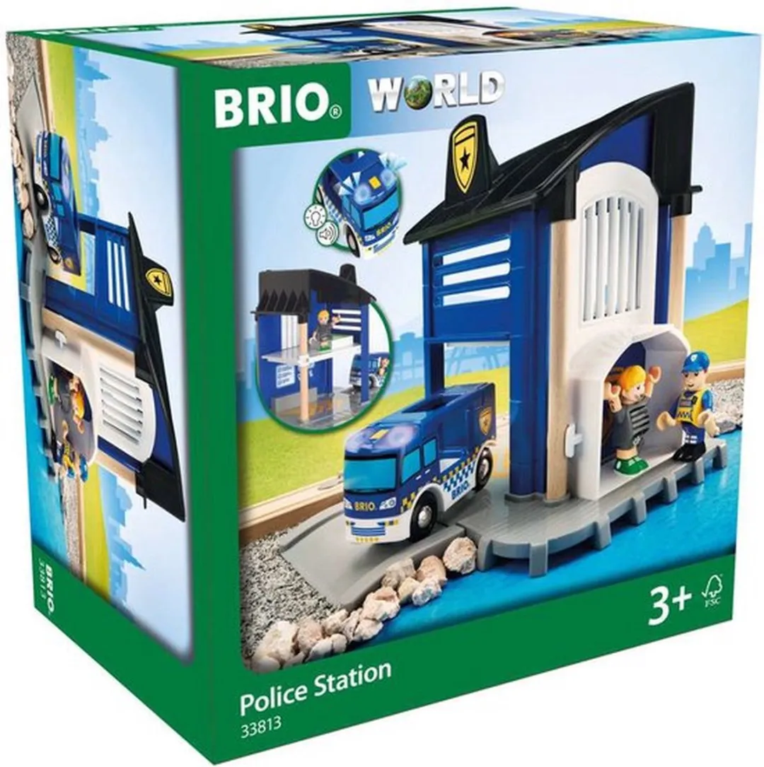 BRIO Politie Station 33813 - Blauw