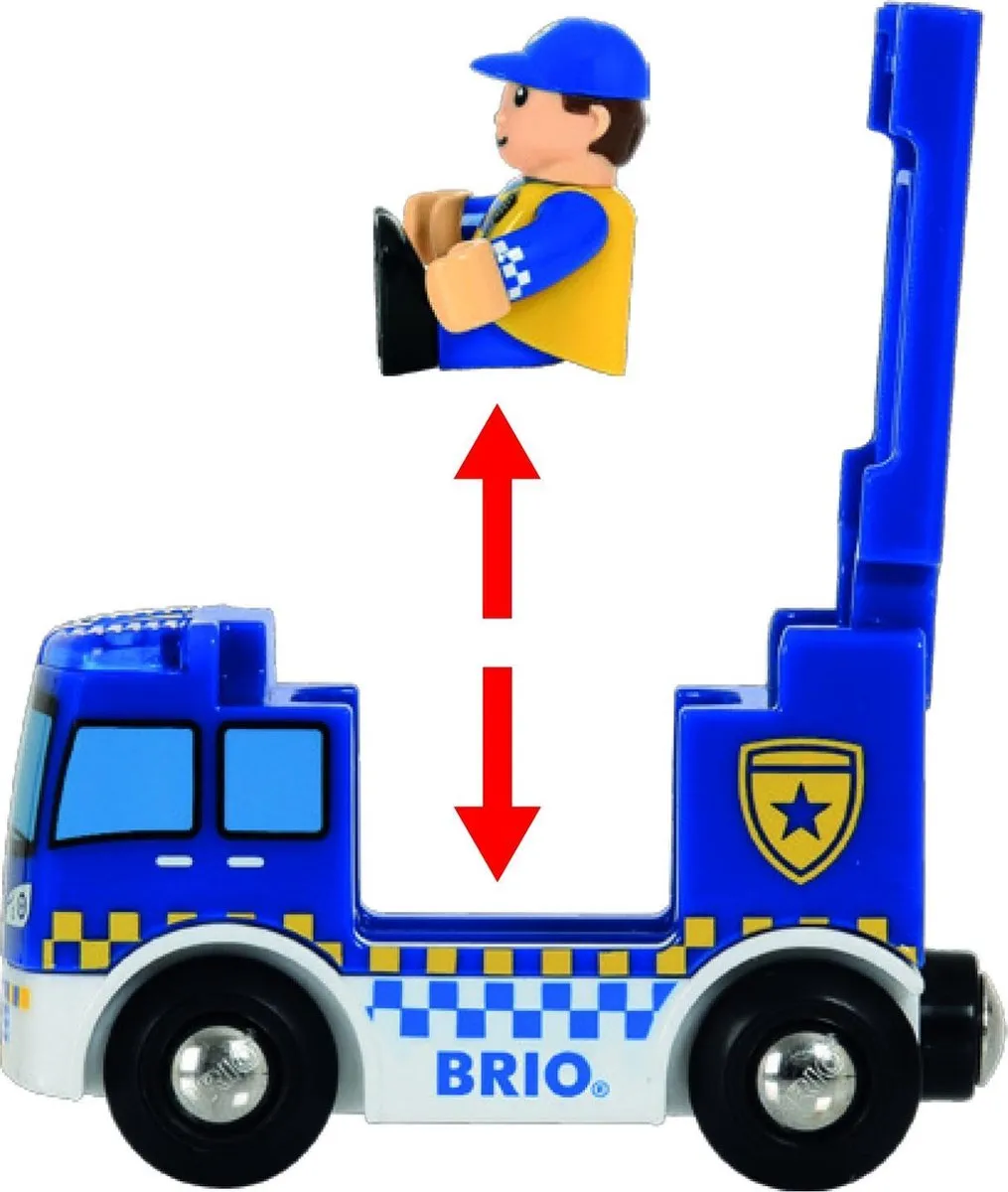 BRIO Politie Station 33813 - Blauw - afbeelding 6 van 6