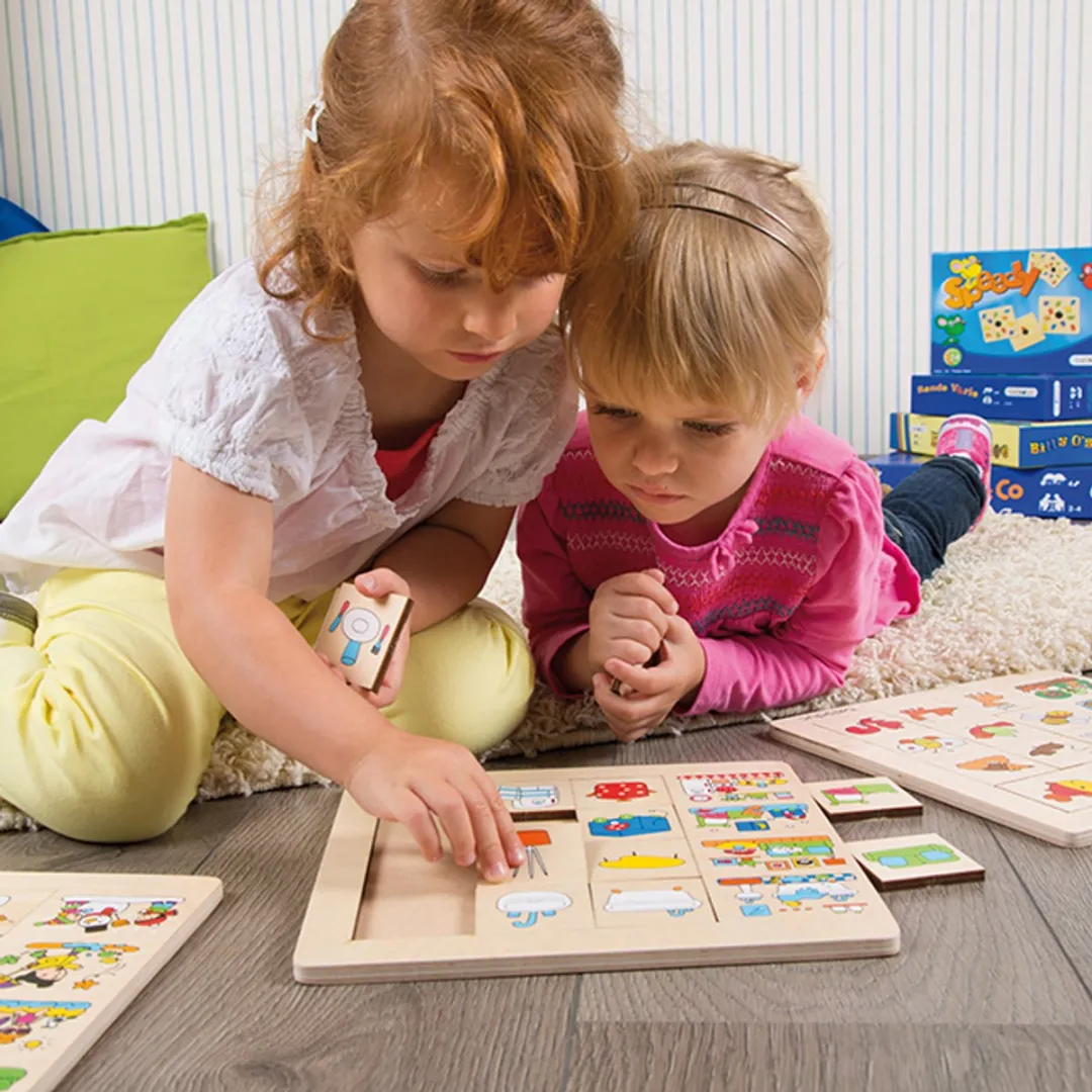 Beleduc Seizoenen Puzzel 12 Stuks - 25cm - Multicolor